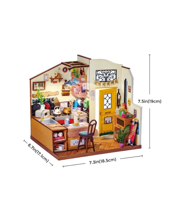 Rolife DIY Miniature House - Cozy Kitchen (DG159) - Image 3