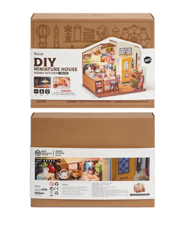 Rolife DIY Miniature House - Cozy Kitchen (DG159) - Image 2