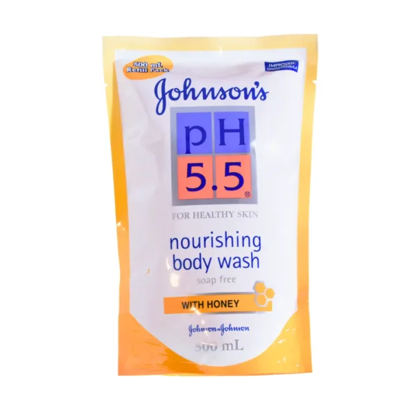 Johnsons PH5.5 Nourishing Body Wash With Honey Refill - 500ml Johnsons PH5.5 Nourishing Body Wash With Honey Refill - 500ml - Image 1