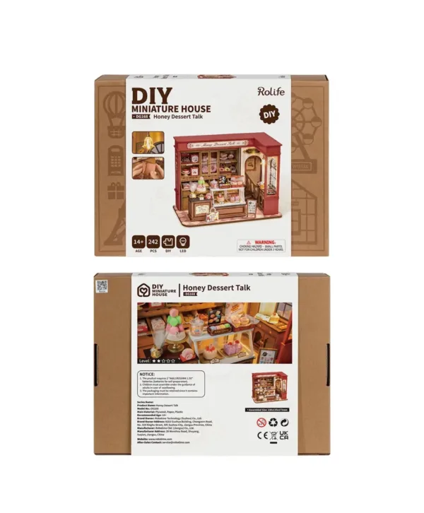 Rolife DIY Miniature House - Honey Dessert Talk (DG168) - Image 3
