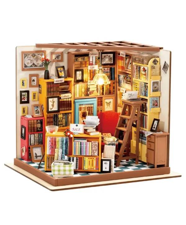 Rolife DIY Miniature Dollhouse- Sam's Study DG102 Rolife DIY Miniature Dollhouse- Sam's Study (DG102) - Image 1