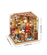 Rolife DIY Miniature Dollhouse- Sam's Study (DG102) - Image 3