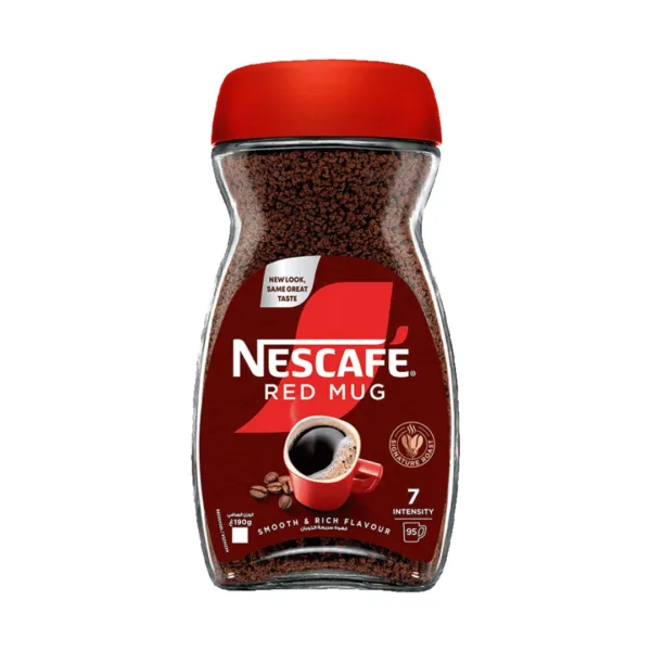 Nescafe Red Mug Smooth & Rich Flavour - 190g - Image 1