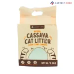 Harvest Home Natural Cassava Cat Litter Clean Clump Compost - 2.5kg