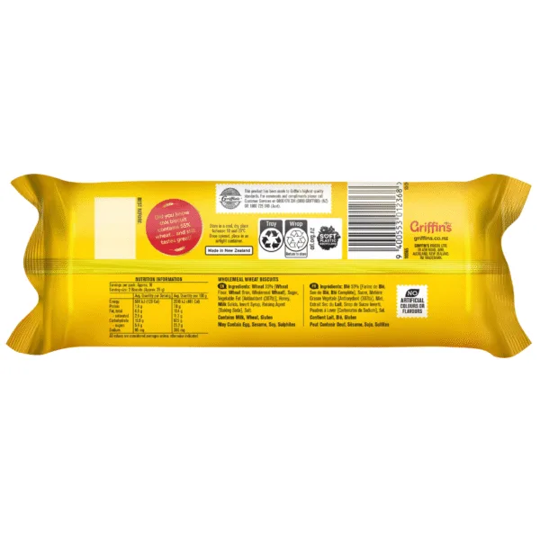 Griffin Wheat Digestive Biscuit (250g) - Image 2