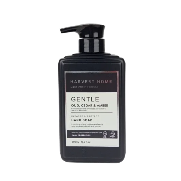 Harvest Home Gentle - Oud Cedar & Amber Hand Wash (500ml) - Image 1