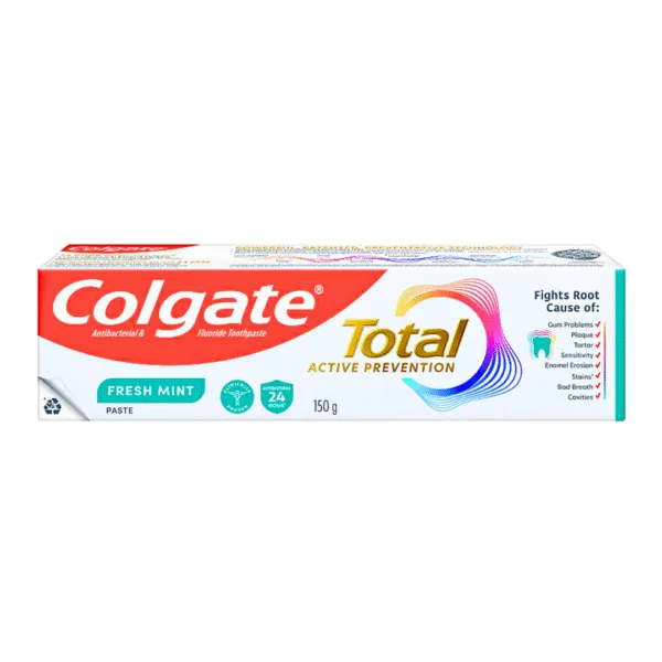Colgate Total Active Prevention Fresh Mint - 150g Colgate Total Active Prevention Fresh Mint - 150g - Image 1
