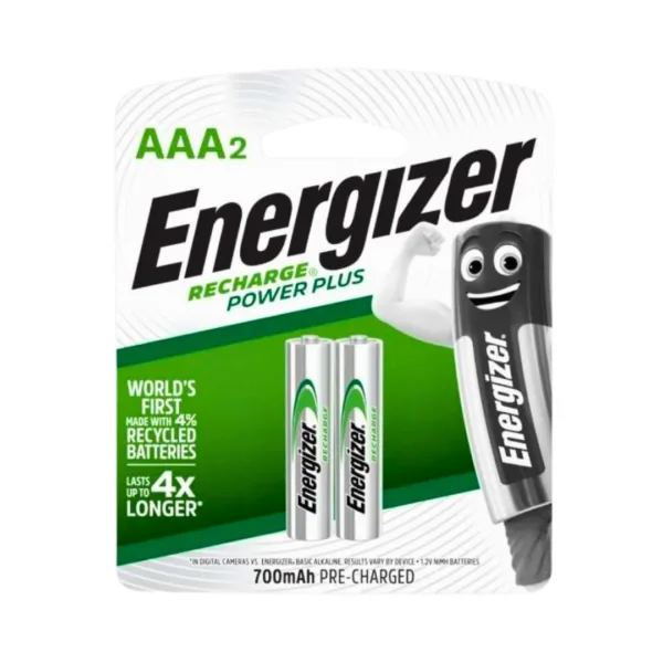 Energizer Rechargeable Battery - NH12RP4 AAA4S - Image 1