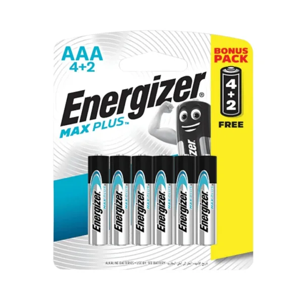 Energizer Max Plus - AAA 4F2 EP92BP4+2M - Image 1
