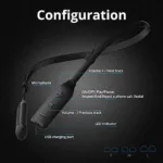 Tronsmart Encore S2 Plus Bluetooth Earphones IPX5 Headphones Waterproof Earphones Wireless Bluetooth Headset with Neckband - Image 4