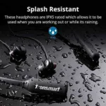 Tronsmart Encore S2 Plus Bluetooth Earphones IPX5 Headphones Waterproof Earphones Wireless Bluetooth Headset with Neckband - Image 3