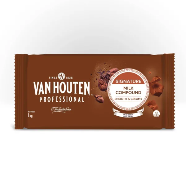 Van Houten Milk Compound Block - Smooth and Creamy -1kg - Image 1