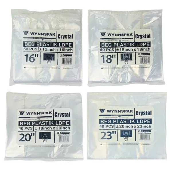 Wynnspak TC Crystal Singlet Bags - Image 1