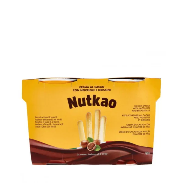 Nutkao Hazelnut Spread with Breadsticks (104gm) - Image 1