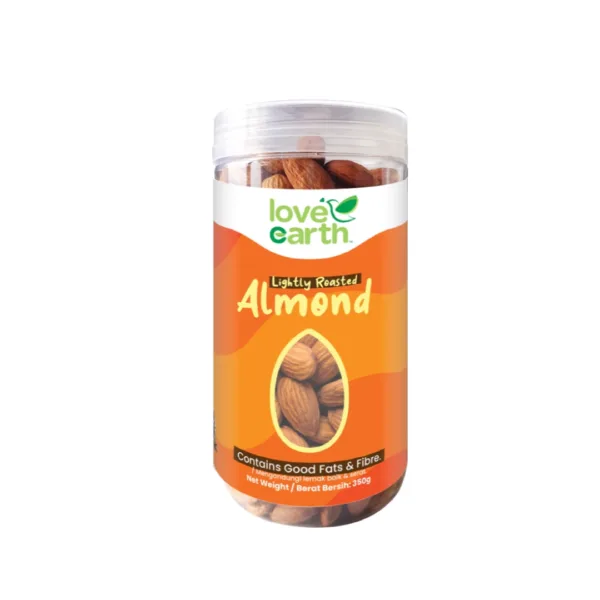 Love Earth - Lightly Roasted Almond 350g - Image 1