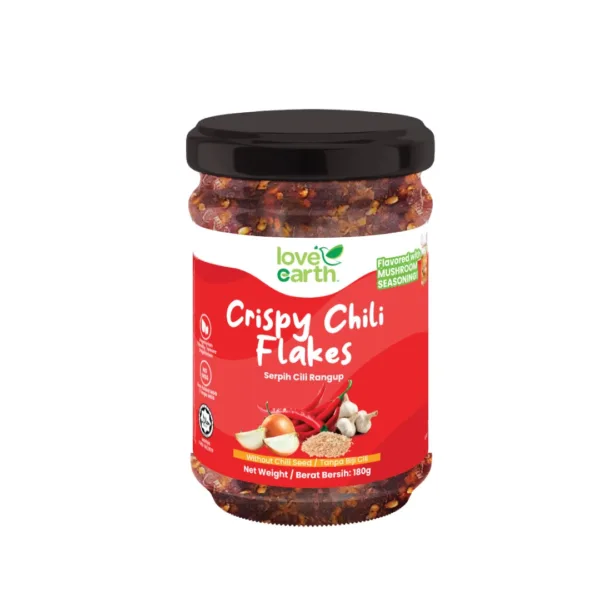 Love Earth - Crispy Chili Flakes 180g - Image 1