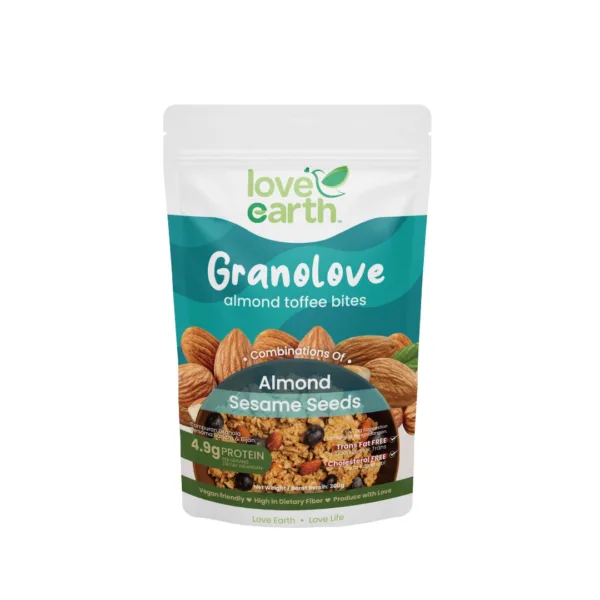 Love Earth - Granolove Almond Toffee Bites 300g - Image 1