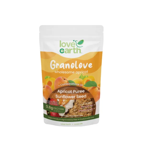 Love Earth - Granolove Wholesome Apricot 300g - Image 1
