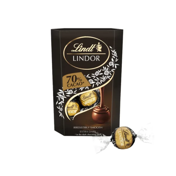 Lindt Lindor Dark 70% Chocolate - 200g Lindt Lindor Dark 70% Chocolate - 200g - Image 1