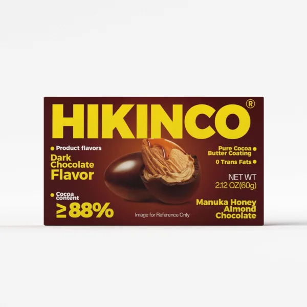 Hikinco Manuka Almond Chocolate 88% Dark -60gm - Image 1