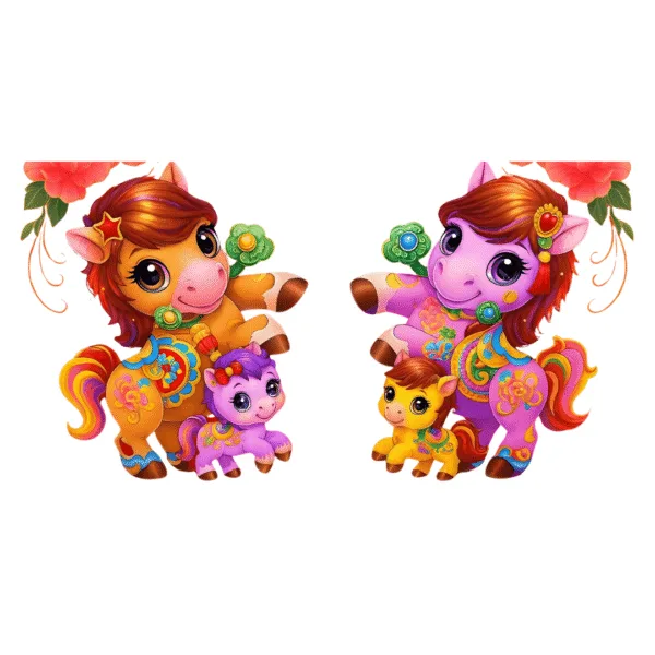 Chinese New Year Wallpaper - Horse (2) - Image 1