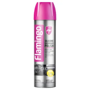 Flamingo Silicone Dashboard Polish Lemon 650ml