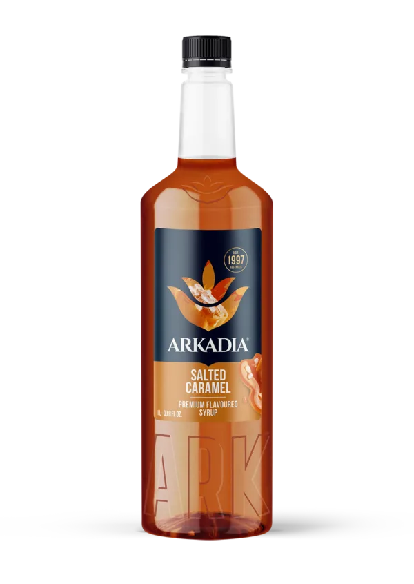 Arkadia-Syrups_Salted-Caramel Arkadia Premium Syrup Salted Caramel - 1L - Image 1