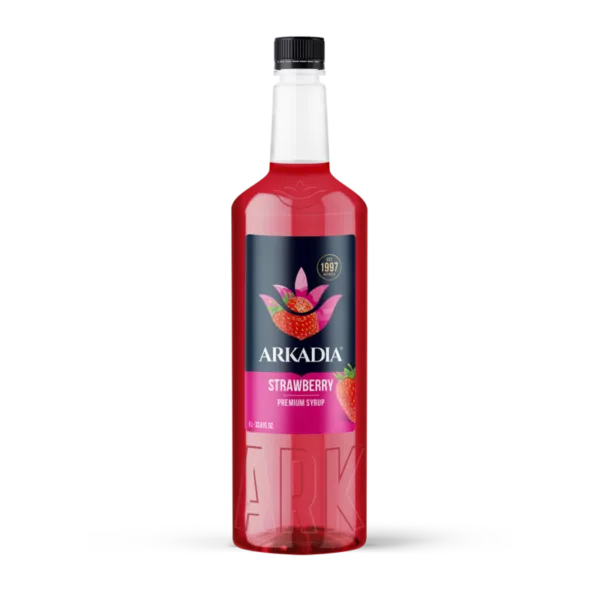 Arkadia-Syrups_Strawberry Arkadia Premium Syrup Strawberry - 1L - Image 1